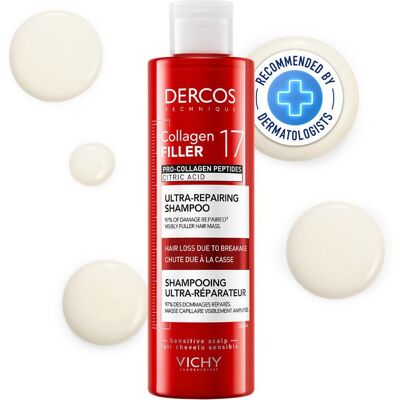 VICHY Dercos Collagen Filler 17 Shampooing Ultra-Réparateur 200 ml - Publicité VICHY Dercos Collagen Filler 17 Shampooing Ultra-Réparateur 200 ml - Publicité