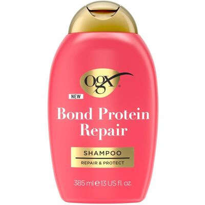Shampoing Réparateur à la Protéine Bond OGX - 385 ml - Publicité Shampoing Réparateur à la Protéine Bond OGX - 385 ml - Publicité