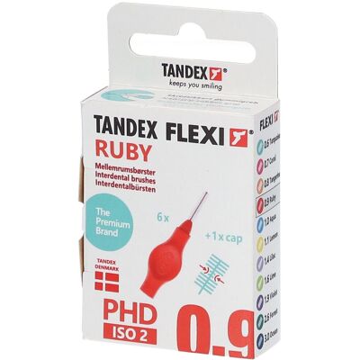 TANDEX - FLEXI Interdentale Borstel - 3.00 mm - Rouge - brosse interdentaire - Publicité TANDEX - FLEXI Interdentale Borstel - 3.00 mm - Rouge - brosse interdentaire - Publicité