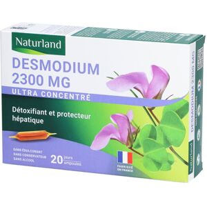 Naturland Desmodium 2300 mg - Soutien du foie - 20 Ampoules - Publicité Naturland Desmodium 2300 mg - Soutien du foie - 20 Ampoules - Publicité