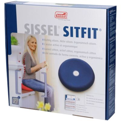 Sissel Sitfit Coussin Ballon Diamètre 33cm Bleu Oreiller 1 pc(s) - Publicité Sissel Sitfit Coussin Ballon Diamètre 33cm Bleu Oreiller 1 pc(s) - Publicité