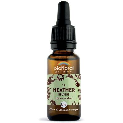 BIOFLORAL 14 - Heather Bruyère 20 ml Goutte(S) - Publicité BIOFLORAL 14 - Heather Bruyère 20 ml Goutte(S) - Publicité