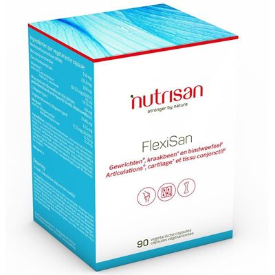 Nutrisan FlexiSan - Collagène, MSM & Boswellia - Soutien des Articulations - Publicité Nutrisan FlexiSan - Collagène, MSM & Boswellia - Soutien des Articulations - Publicité