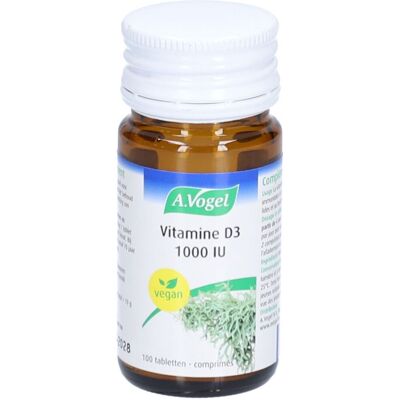 A. Vogel A.Vogel Vitamine D3 Comprimé(S) 100 pc(s) - Publicité A. Vogel A.Vogel Vitamine D3 Comprimé(S) 100 pc(s) - Publicité