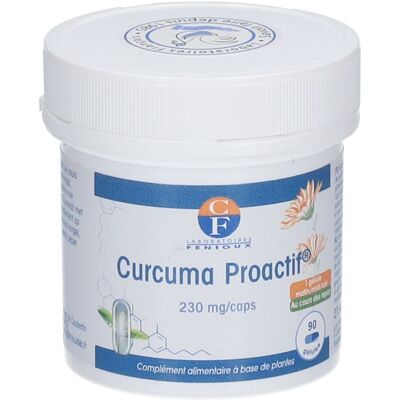 Fenioux Curcuma Proactif 90 capsules - Complément alimentaire - Publicité Fenioux Curcuma Proactif 90 capsules - Complément alimentaire - Publicité