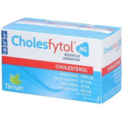 Tilman Cholesfytol NG - Contrôle du cholestérol - 56 comprimés - Publicité Tilman Cholesfytol NG - Contrôle du cholestérol - 56 comprimés - Publicité