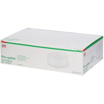 Compresses oculaires Pro-ophta Lohmann & Rauscher - 5,3x6,6cm - 50 pcs - Publicité Compresses oculaires Pro-ophta Lohmann & Rauscher - 5,3x6,6cm - 50 pcs - Publicité