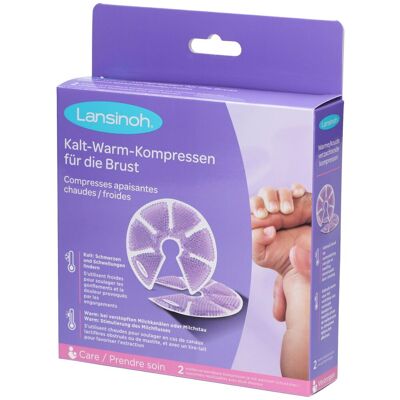 Lansinoh TheraPearl 3 in 1 Hot or Cold Breast Therapy Compresses 2 pc(s) - Publicité Lansinoh TheraPearl 3 in 1 Hot or Cold Breast Therapy Compresses 2 pc(s) - Publicité
