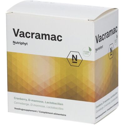 Nutriphyt Vacramac - Cranberry D-mannose Probiótique Urinaire - Publicité Nutriphyt Vacramac - Cranberry D-mannose Probiótique Urinaire - Publicité