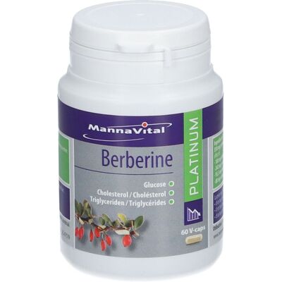 Mannavital Berberine Platinum Capsule(S) 60 pc(s) - Publicité Mannavital Berberine Platinum Capsule(S) 60 pc(s) - Publicité