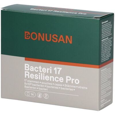 Bonusan Bacteri 17 Expert Resilience - Supplément probiotique - Publicité Bonusan Bacteri 17 Expert Resilience - Supplément probiotique - Publicité