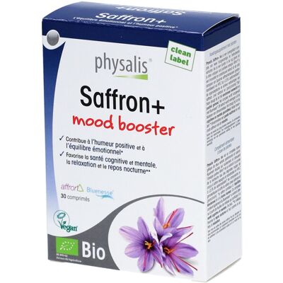 PHYSALIS® Saffron+ Mood Booster bio Comprimé(S) 30 pc(s) - Publicité PHYSALIS® Saffron+ Mood Booster bio Comprimé(S) 30 pc(s) - Publicité