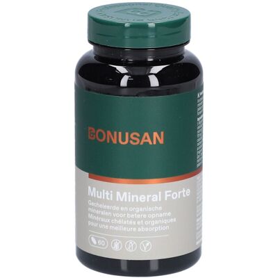 Bonusan Multi Mineral Forte Comprimé(S) 60 pc(s) - Publicité Bonusan Multi Mineral Forte Comprimé(S) 60 pc(s) - Publicité