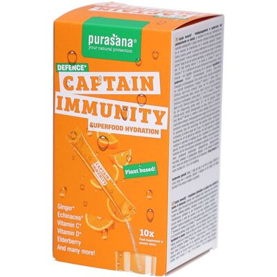 Purasana Hydration Superfoods Captain Immunity Sachet(S) 10x4,5 g - Publicité Purasana Hydration Superfoods Captain Immunity Sachet(S) 10x4,5 g - Publicité