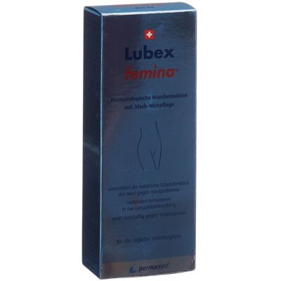LUBEX Femina Émulsion - Émulsion lavante douce et protectrice 200ml - Publicité LUBEX Femina Émulsion - Émulsion lavante douce et protectrice 200ml - Publicité