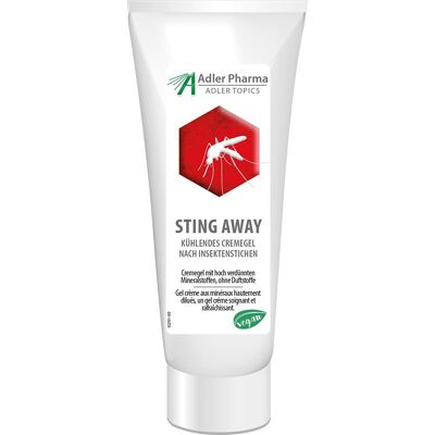 Crème STING AWAY Adler Pharma - Soulagement des piqûres - Publicité Crème STING AWAY Adler Pharma - Soulagement des piqûres - Publicité
