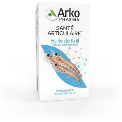 Arkopharma Arkogélules Huile de Krill Manganèse - Complément Alimentaire - Publicité Arkopharma Arkogélules Huile de Krill Manganèse - Complément Alimentaire - Publicité