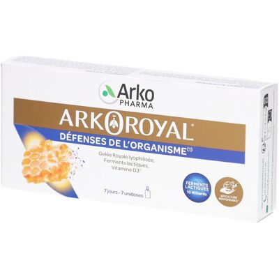 Arkopharma Arkoroyal® Défenses de l'organisme adultes Ampoule(S) Buvable(S) 7x10 ml - Publicité Arkopharma Arkoroyal® Défenses de l'organisme adultes Ampoule(S) Buvable(S) 7x10 ml - Publicité