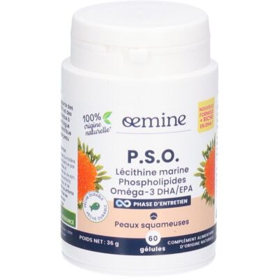 PDM to be maintained Oemine PSO 400 Lécithine marine Capsule(S) 60 pc(s) - Publicité PDM to be maintained Oemine PSO 400 Lécithine marine Capsule(S) 60 pc(s) - Publicité