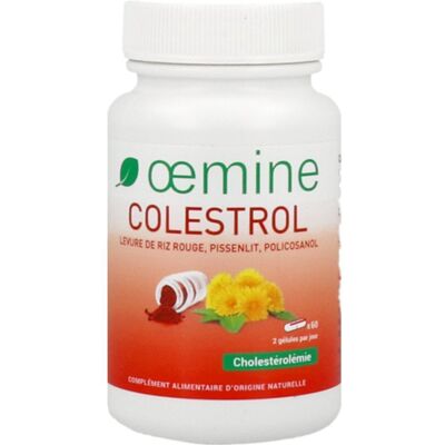 PDM to be maintained Oemine Colestrol levure de riz rouge et plantes pour cholestérol normal Capsule(S) 60 pc(s) - Publicité PDM to be maintained Oemine Colestrol levure de riz rouge et plantes pour cholestérol normal Capsule(S) 60 pc(s) - Publicité