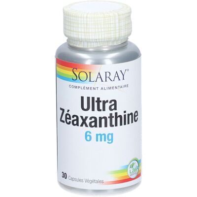 Solaray Ultra Zéaxanthine 6 mg - Complément alimentaire - Publicité Solaray Ultra Zéaxanthine 6 mg - Complément alimentaire - Publicité