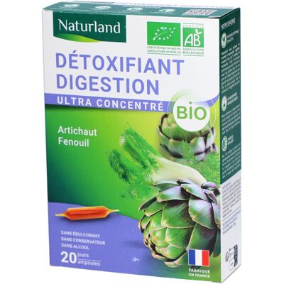 Naturland Détoxifiant Bio Artichaut Fenouil - Complément Alimentaire - Publicité Naturland Détoxifiant Bio Artichaut Fenouil - Complément Alimentaire - Publicité