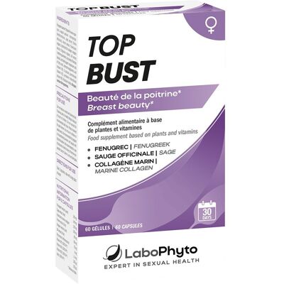 Labophyto TopBust - Complément pour la fermeté du sein - 60 capsules - Publicité Labophyto TopBust - Complément pour la fermeté du sein - 60 capsules - Publicité