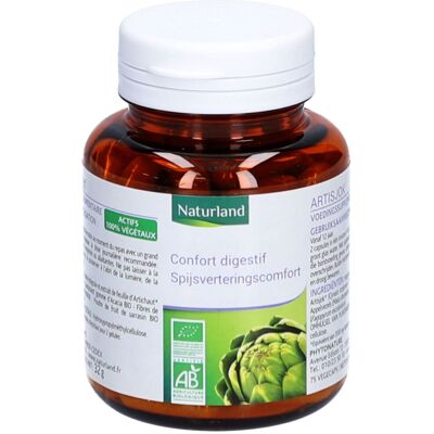 Capsules veganes d'artichaut bio Naturland - Complément alimentaire - Publicité Capsules veganes d'artichaut bio Naturland - Complément alimentaire - Publicité