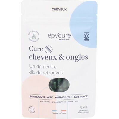 Epycure Cure Cheveux & Ongles - 1 Mois - 60 Gélules - Publicité Epycure Cure Cheveux & Ongles - 1 Mois - 60 Gélules - Publicité