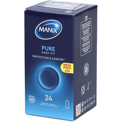 MANIX Pure Easy Fit Préservatif(S) 1 pc(s) - Publicité MANIX Pure Easy Fit Préservatif(S) 1 pc(s) - Publicité