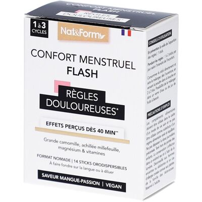 PDM to be maintained NAT & FORM Confort Menstruel Flash Sachet(S) 14 pc(s) - Publicité PDM to be maintained NAT & FORM Confort Menstruel Flash Sachet(S) 14 pc(s) - Publicité