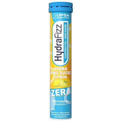 PDM to be maintained UPSA HydraFizz Hydra Sans Sucre Citron Comprimés Effervescents 16 pc(s) - Publicité PDM to be maintained UPSA HydraFizz Hydra Sans Sucre Citron Comprimés Effervescents 16 pc(s) - Publicité