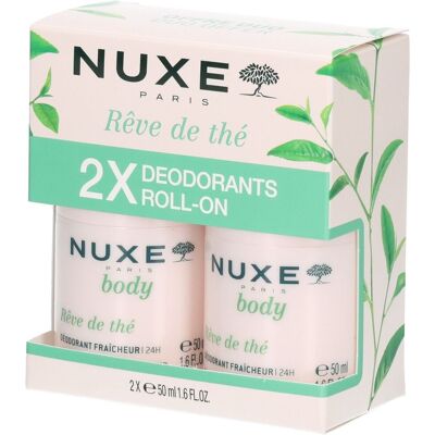 Nuxe Reve De Thé Déodorant Fraîcheur 24H Roll-On Duo - Publicité Nuxe Reve De Thé Déodorant Fraîcheur 24H Roll-On Duo - Publicité
