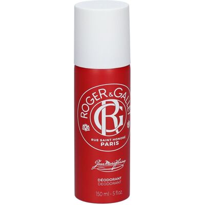 Roger & Gallet Déodorant Spray JEAN MARIE FARINA 150 ml - Publicité Roger & Gallet Déodorant Spray JEAN MARIE FARINA 150 ml - Publicité