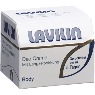 LAVILIN Déodorant Crème 10 ml - Publicité LAVILIN Déodorant Crème 10 ml - Publicité