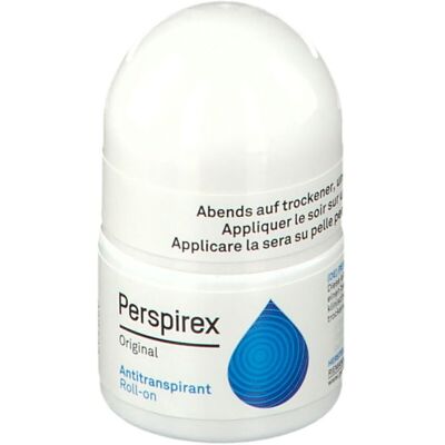 Perspirex Original Antitranspirant Roll-on Rouleau 20 ml - Publicité Perspirex Original Antitranspirant Roll-on Rouleau 20 ml - Publicité