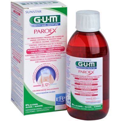 JOHN O.BUTLER Paroex Chlorhexidine 0,12% - Solution buccale - Publicité JOHN O.BUTLER Paroex Chlorhexidine 0,12% - Solution buccale - Publicité