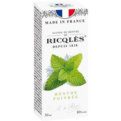 Ricqles alcool de menthe Bain De Bouche 50 ml - Publicité Ricqles alcool de menthe Bain De Bouche 50 ml - Publicité