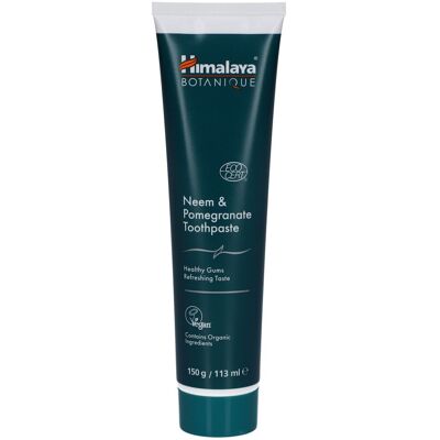 Himalaya Dentifrice Neem et Grenade - 150 g - Publicité Himalaya Dentifrice Neem et Grenade - 150 g - Publicité