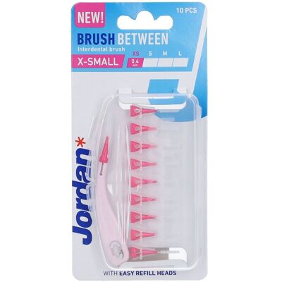 Brosse interdentaire Jordan XS - 0,4mm - Pack de 10 - Publicité Brosse interdentaire Jordan XS - 0,4mm - Pack de 10 - Publicité