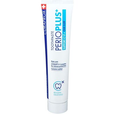 Dentifrice Curaprox Perio Plus Support - Santé des Gencives - Publicité Dentifrice Curaprox Perio Plus Support - Santé des Gencives - Publicité