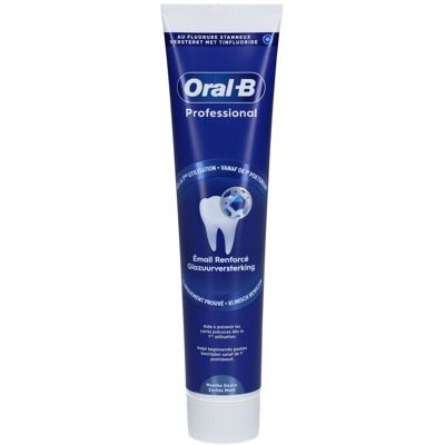Oral-B Professional Dentifrice Émail Renforcé Dentifrice(S) 125 ml - Publicité Oral-B Professional Dentifrice Émail Renforcé Dentifrice(S) 125 ml - Publicité