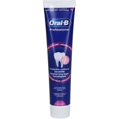 Oral B Modèle - Protection Sensibilité Dentifrice - Dentifrice - Publicité Oral B Modèle - Protection Sensibilité Dentifrice - Dentifrice - Publicité