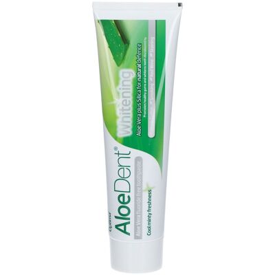 AloeDent Dentifrice Blancheur Naturelle Sans Fluor Dentifrice(S) 100 ml - Publicité AloeDent Dentifrice Blancheur Naturelle Sans Fluor Dentifrice(S) 100 ml - Publicité