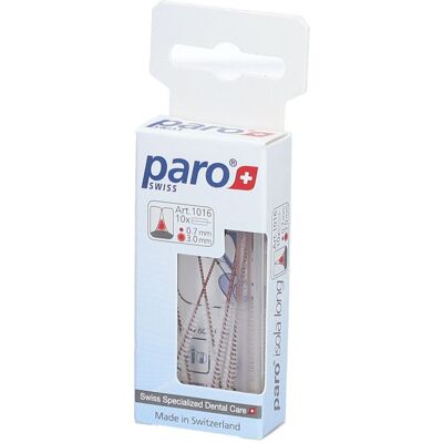 paro® Isola Long Brossettes interdentaires cylindriques 3.0 mm Rouge Brosse 10 pc(s) - Publicité paro® Isola Long Brossettes interdentaires cylindriques 3.0 mm Rouge Brosse 10 pc(s) - Publicité