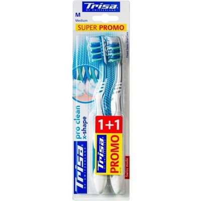 TRISA brosses à dents extra duo souples Brosse(S) À Dents 2 pc(s) - Publicité TRISA brosses à dents extra duo souples Brosse(S) À Dents 2 pc(s) - Publicité