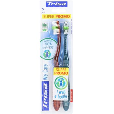 TRISA We Care Brosses à dents souples Brosse(S) À Dents 1 pc(s) - Publicité TRISA We Care Brosses à dents souples Brosse(S) À Dents 1 pc(s) - Publicité