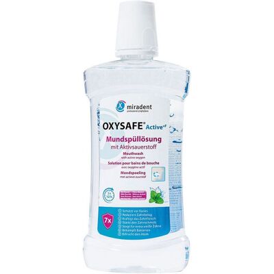 Miradent Oxysafe Active Bain de Bouche - Soin Buccal à l'Oxygène - Publicité Miradent Oxysafe Active Bain de Bouche - Soin Buccal à l'Oxygène - Publicité