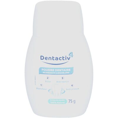 Gilbert Dentactiv Poudre Dentaire - Bicarbonate & Bromélaïne - Publicité Gilbert Dentactiv Poudre Dentaire - Bicarbonate & Bromélaïne - Publicité