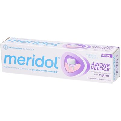 Meridol Express Action Dentifrice(S) 75 ml - Publicité Meridol Express Action Dentifrice(S) 75 ml - Publicité